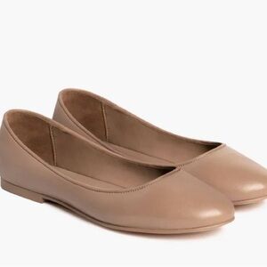 Feliz Ballet Flat in Milk Coffee